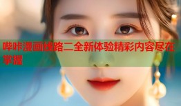 哔咔漫画线路二全新体验精彩内容尽在掌握