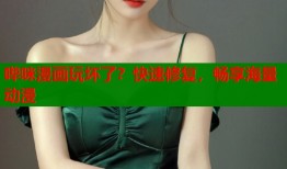 哔咪漫画玩坏了？快速修复，畅享海量动漫