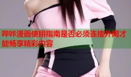 哔咔漫画使用指南是否必须连接外网才能畅享精彩内容