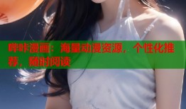 哔咔漫画：海量动漫资源，个性化推荐，随时阅读