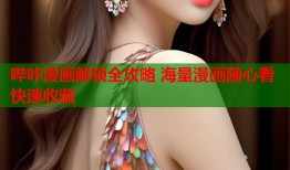 哔咔漫画解锁全攻略 海量漫画随心看快速收藏