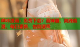 哔咔漫画：免费下载？画神器，离线追漫，每日更新，告别漫荒