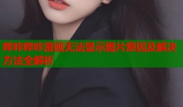 哔咔哔咔漫画无法显示图片原因及解决方法全解析