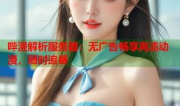 哔漫解析服务器：无广告畅享高清动漫，随时追番