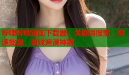 哔哩哔哩漫画下载器：关键词搜索，高速批量，离线追漫神器