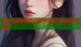 哔咔漫画夜雨奇幻世界探秘与精彩故事连载