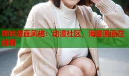 哔咔漫画风格：动漫社区，海量漫画在线看
