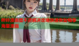 哔咔漫画登不进解决攻略快速恢复畅享海量漫画