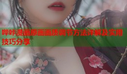 哔咔漫画原画画质调节方法详解及实用技巧分享