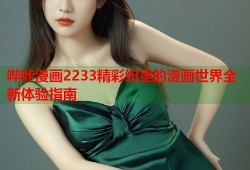 哔咔漫画2233精彩纷呈的漫画世界全新体验指南