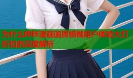 为什么哔咔漫画画质模糊用户体验大打折扣的深度解析