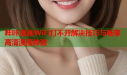 哔咔漫画WiFi打不开解决技巧与畅享高清漫画体验