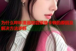 为什么哔咔漫画加载缓慢卡顿的原因及解决方法详解