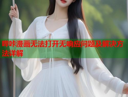 哔咔漫画无法打开无响应问题及解决方法详解