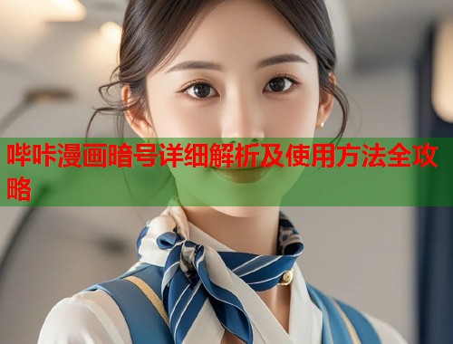 哔咔漫画暗号详细解析及使用方法全攻略